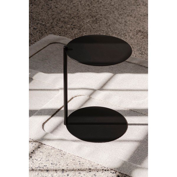 Acél kerek tárolóasztal 41x40 cm Ande – noo.ma-image-4