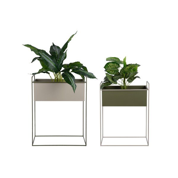 Fém virágtartó állvány szett 2 db-os (magasság 65 cm) Reina – PT LIVING-image-2