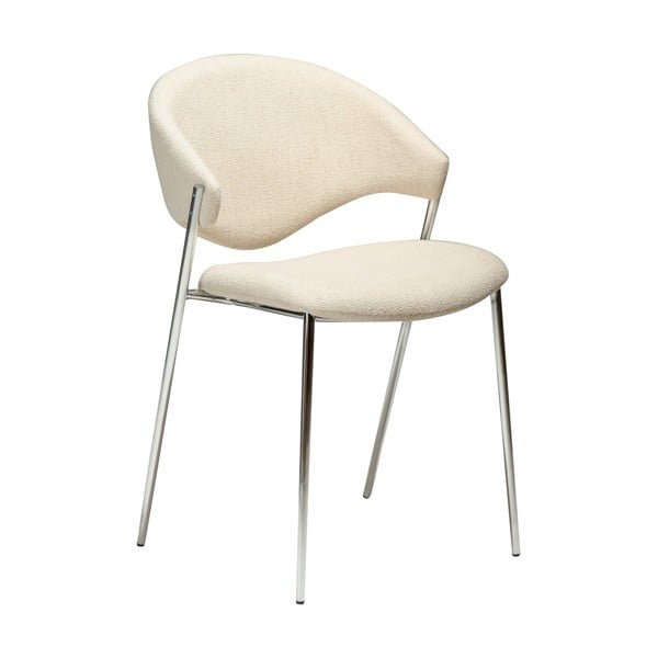 Krémszínű kárpitozott étkezőszék Zone – DAN-FORM Denmark