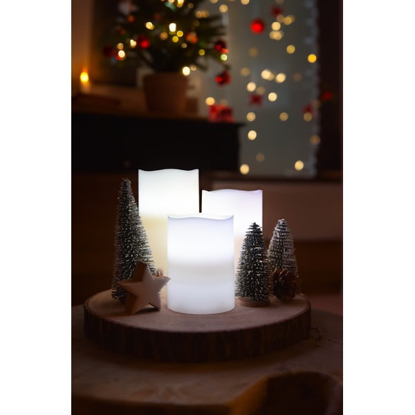 LED gyertya szett 3 db-os (magasság 10 cm) – Hilight-image-2