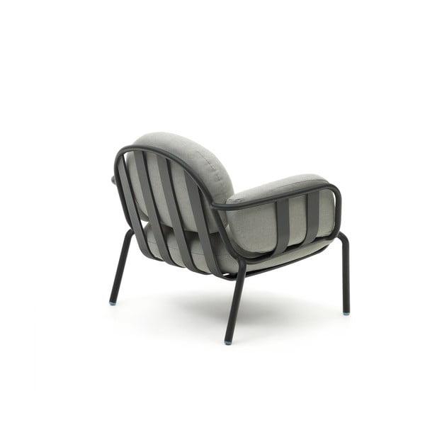 Szürke fém kerti fotel Joncols – Kave Home-image-3