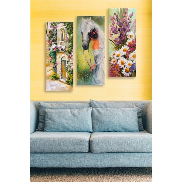 Kép szett 3 db-os 20x50 cm – Wallity-image-1