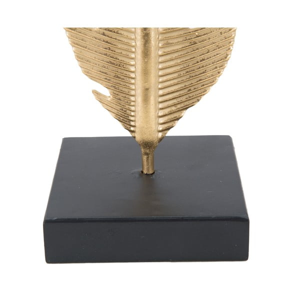 Feather aranyszínű dekorációs gyertyatartó, magasság 34 cm - Mauro Ferretti-image-3