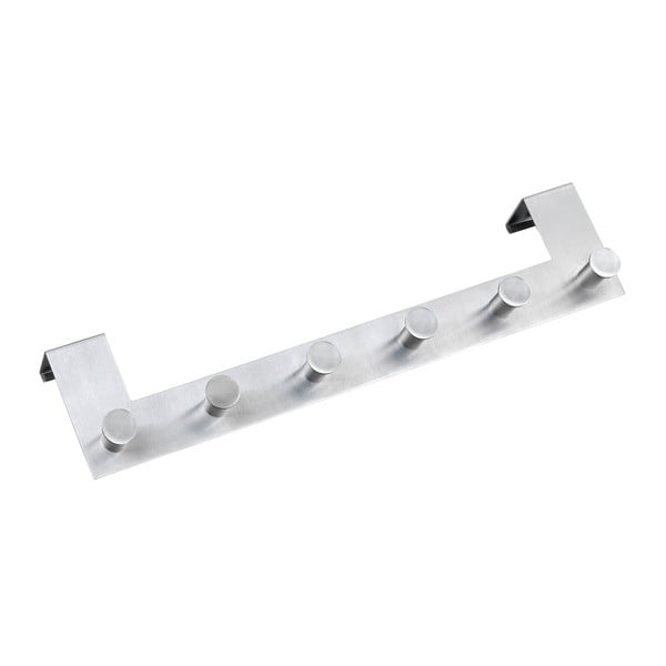 Celano ezüstszínű, 6 akasztós fogas ajtóra - Wenko-image-2