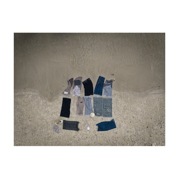 Classic szürkésbarna pamut törölköző, 70 x 140 cm - Zone-image-1