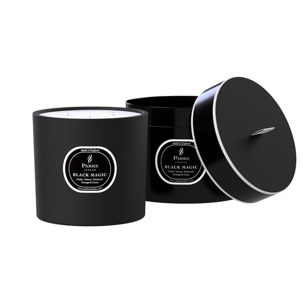 Magic Candles pacsuli, cédrus és vetiver illatú gyertya, égési idő 55 óra-image-1