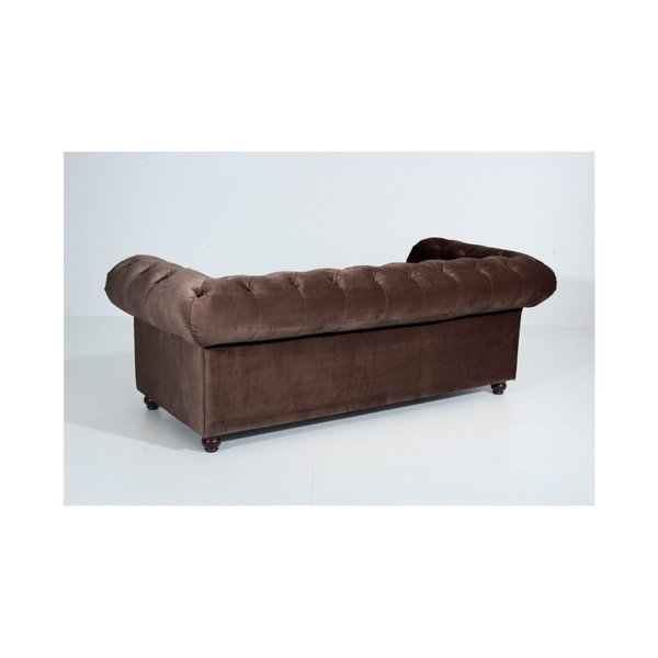 Orleans Velvet sötétbarna kanapé, 216 cm - Max Winzer-image-1
