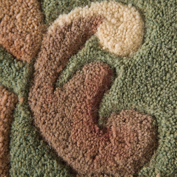 Aubusson zöld gyapjú szőnyeg, 75 x 150 cm - Flair Rugs-image-3