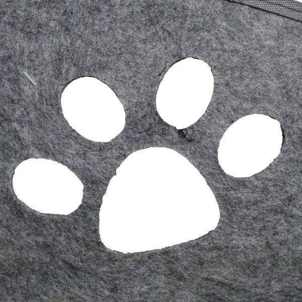 Szürke fekhely macskáknak 52x67 cm – Love Story-image-1