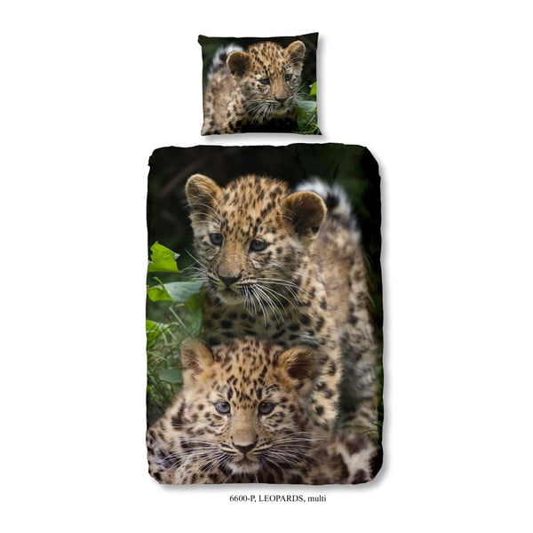 Leopards Multi gyerek pamut ágyneműhuzat garnitúra, 140 x 200 cm - Good Morning
