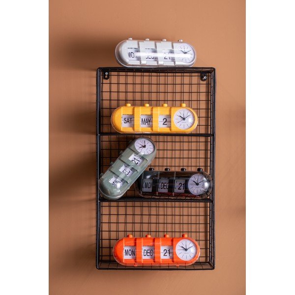 Fekete többszintes acél fali polc 60 cm Reja – PT LIVING-image-1