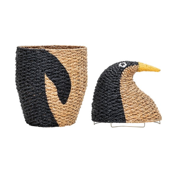 Mini Tazia gyerekszobai fedeles tárolókosár - Bloomingville-image-1