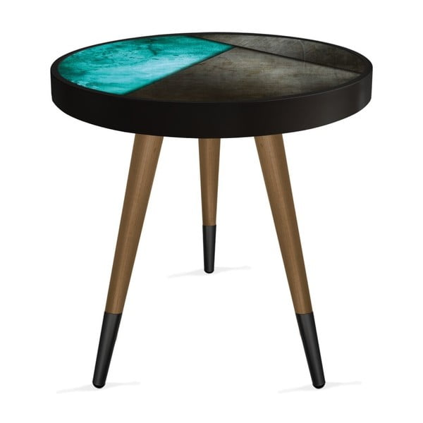 Rassino Blue Metal Circle tárolóasztal, ⌀ 45 cm