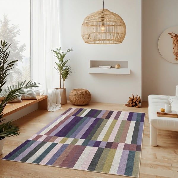 Lila mosható szőnyeg 60x100 cm Purple Rain – Mila Home-image-2