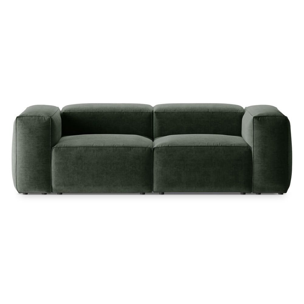 Zöld kanapé 224 cm Bergamo  Cosmopolitan Design