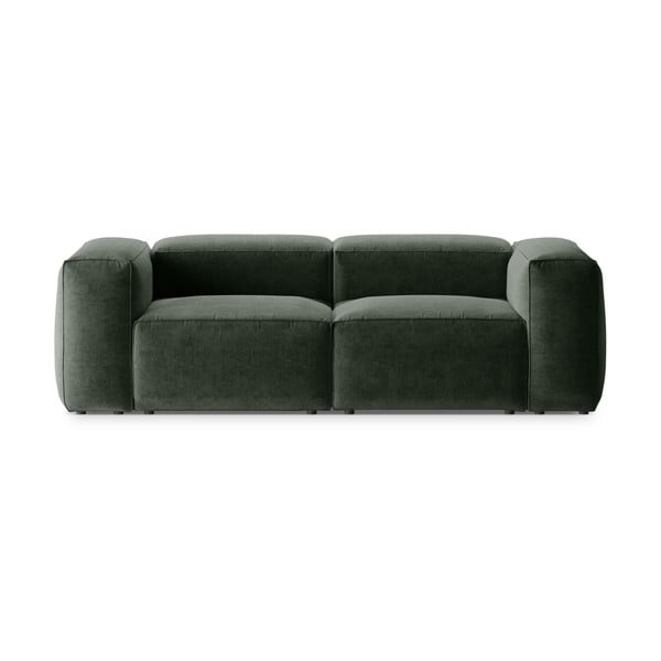 Zöld kanapé 224 cm Bergamo – Cosmopolitan Design