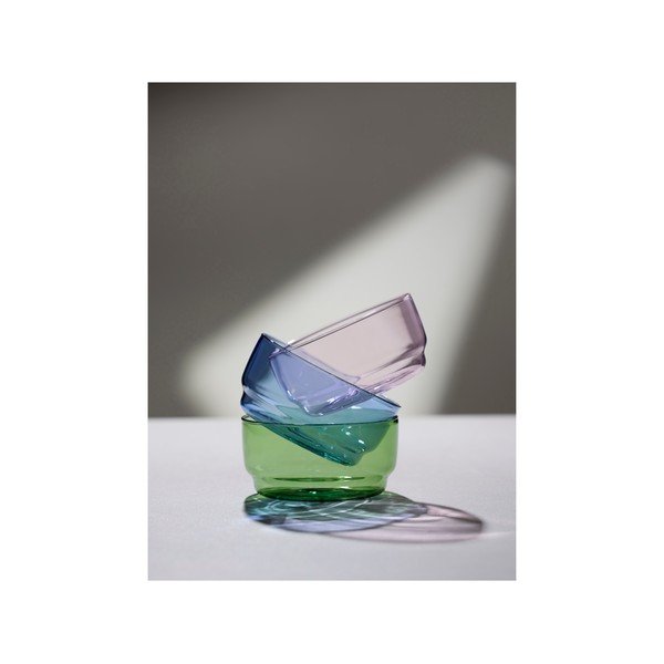 Kék üveg tálka szett 2 db-os 500 ml Torino – Lyngby Glas-image-3