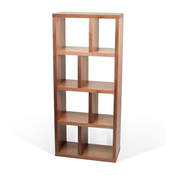 Barna könyvespolc diófa dekorral 70x159 cm Berlin – TemaHome-image-2