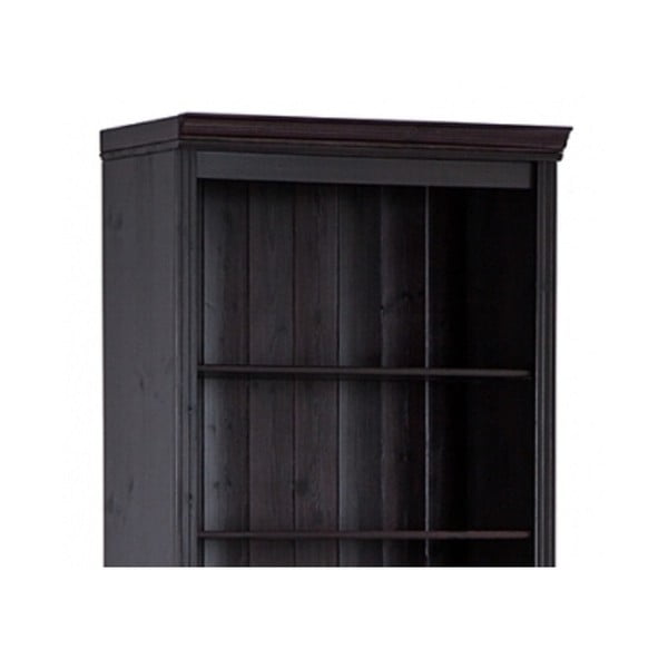 Barna borovi fenyő könyvespolc 74x223 cm Anita – Støraa-image-3