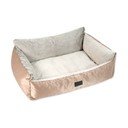 Aranyszínű fekhely kutyáknak 100x70 cm Dog Fantasy Lux Platinum – Plaček Pet Products