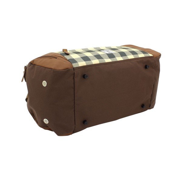 Check barna válltáska - Friedrich Lederwaren-image-1