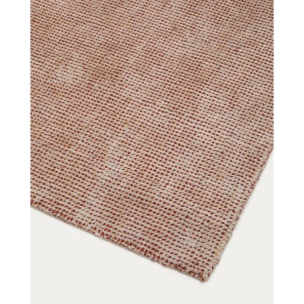 Terrakotta színű kézi szövésű viszkóz szőnyeg 160x230 cm Elvan – Kave Home-image-4