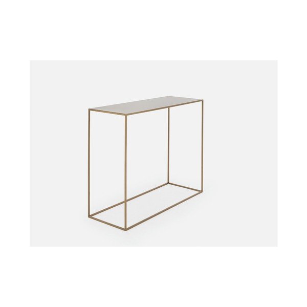 Tensio aranyszínű fém konzolasztal, 100 x 35 cm - Costum Form-image-2