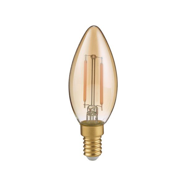 Meleg fehér LED-szálas izzó E14, 2 W Kerze – Trio