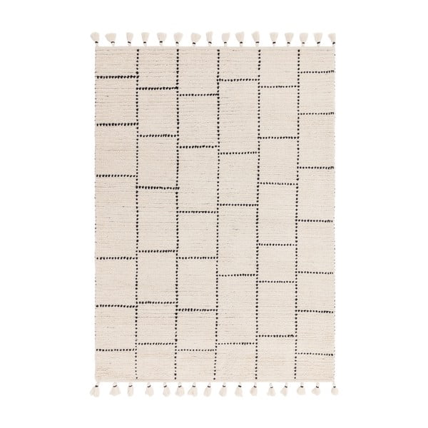 Bézs gyapjú szőnyeg 170x120 cm Nepal - Asiatic Carpets