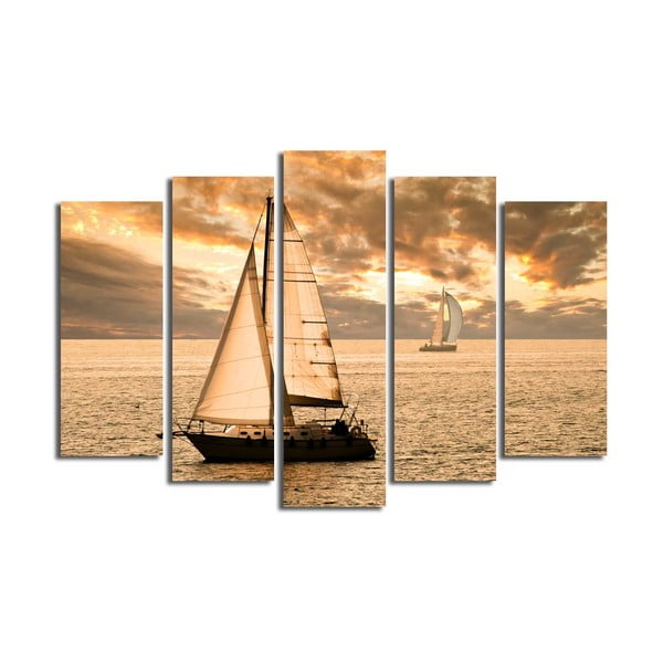 Boat többrészes kép, 105 x 70 cm