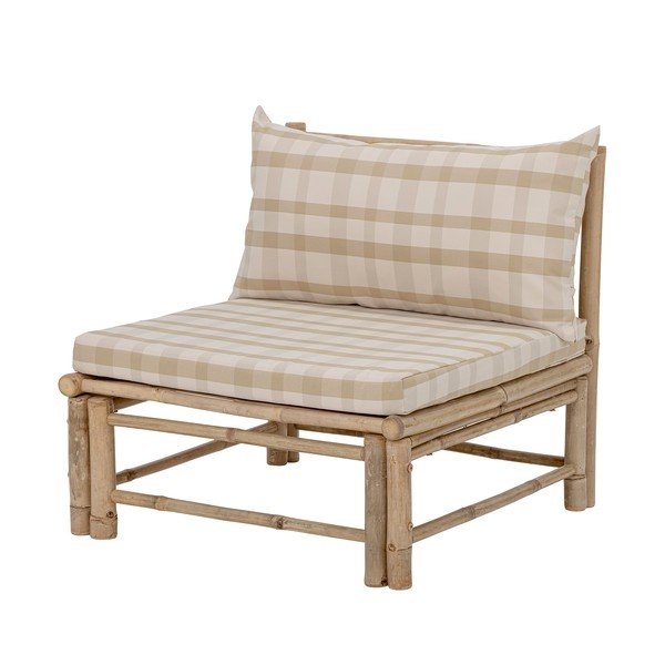 Natúr színű kerti kanapé modul (középső rész) Korfu – Bloomingville-image-3