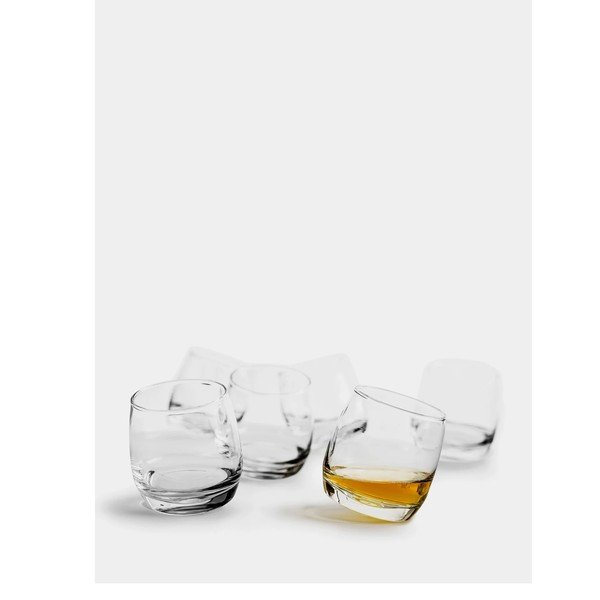 Whiskys pohár szett 6 db-os 200 ml Rocking Whiskey – Sagaform-image-4