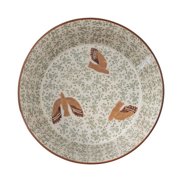 Zöld kerámia tál ø 28 cm Hezha – Bloomingville-image-4