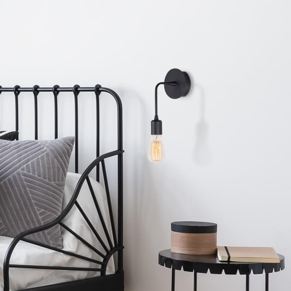 Matt fekete fali lámpa Dartini – Opviq lights-image-1