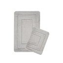 Világosszürke fürdőszobai kilépő szett 2 db-os 50x80 cm Cerceve – Foutastic