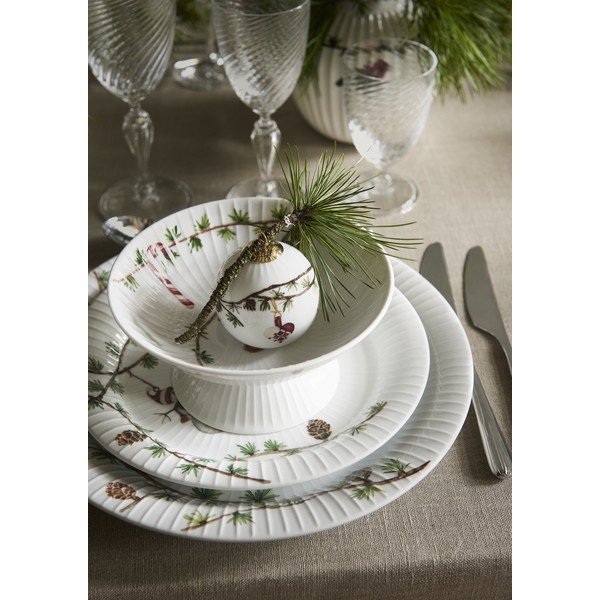 Fehér porcelán tál karácsonyi mintával ø 16 cm Hammershøi Christmas – Kähler Design-image-3