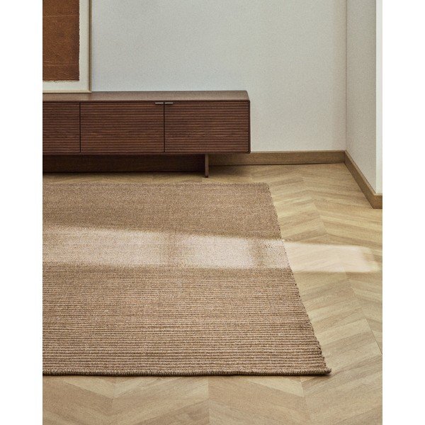 Bézs kézi szövésű szőnyeg 164,5x235 cm Ardelia – Kave Home-image-3