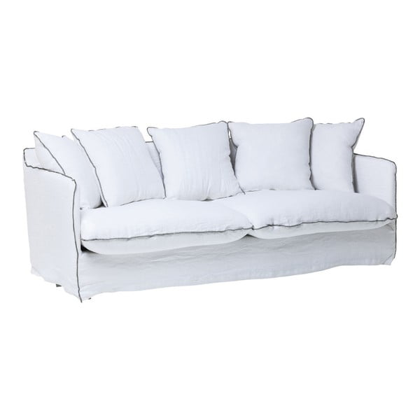 Santorini fehér 3 személyes kanapé - Kare Design