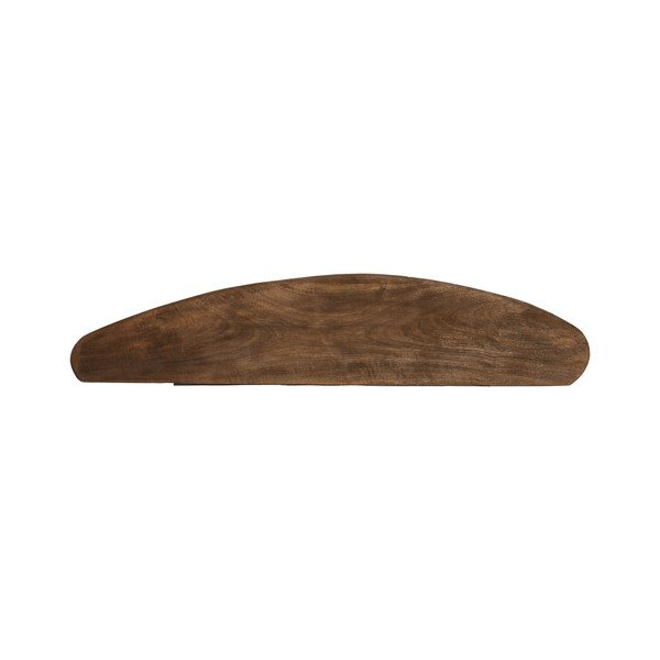 Sötét natúr színű mangófa fali polc 80 cm Ginosu – Light & Living-image-1