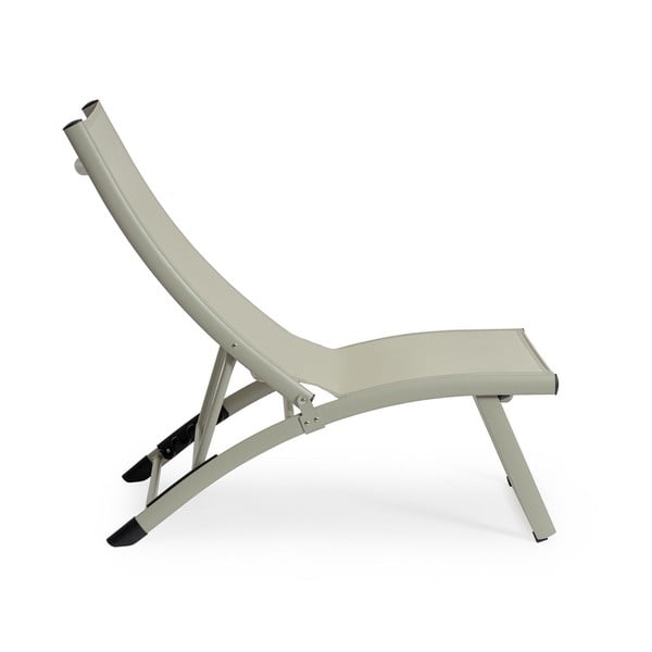 Szürkésbarna fém kerti napozóágy Taylor – Bizzotto-image-1