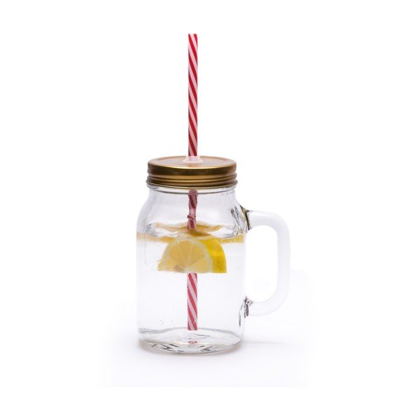 Mason 4 db befőttes üveg formájú pohár, 620 ml - Original Products-image-1