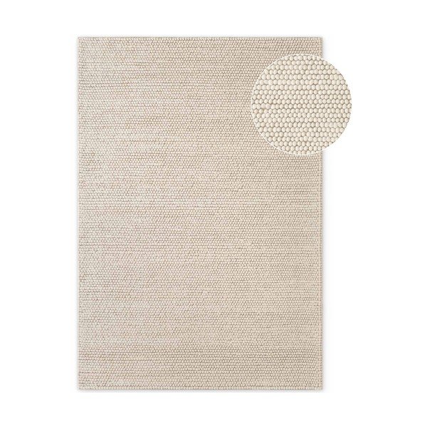 Krémszínű kézi szövésű gyapjú szőnyeg 200x300 cm Richmond Diana – Ted Baker