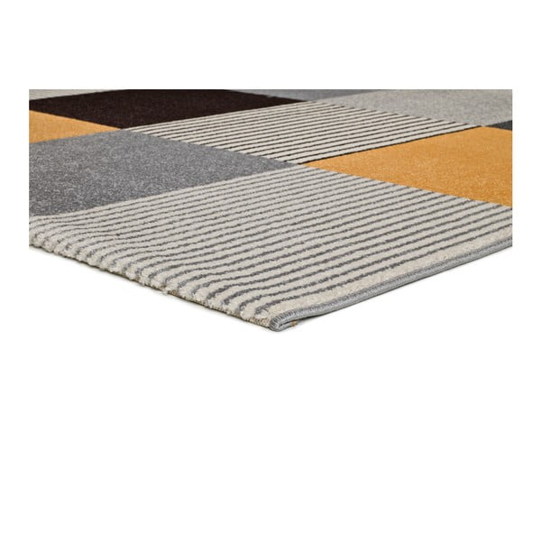 Gladys Lento narancssárga-szürke szőnyeg, 80 x 150 cm - Universal-image-2