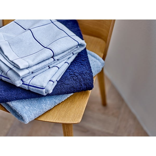 Sötétkék frottír pamut törölköző 30x30 cm Comfort – Södahl-image-2