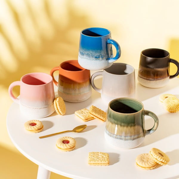 Fekete agyagkerámia bögre 360 ml Mojave – Sass & Belle-image-1