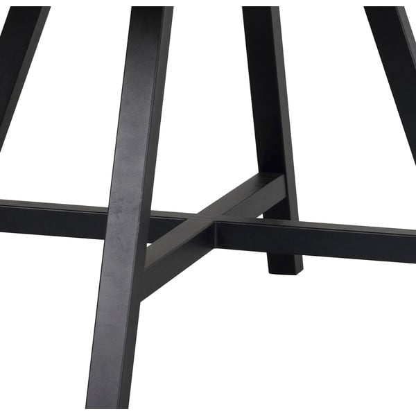 Kerek étkezőasztal tölgyfa asztallappal 150x150 cm Carradale - Rowico-image-2