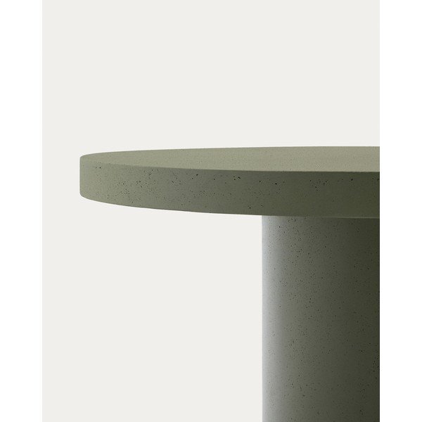 Beton kerek kerti étkezőasztal ø 120 cm Aiguablava – Kave Home-image-3