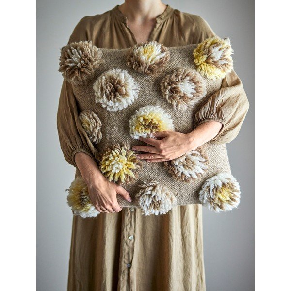 Gyapjúkeverék díszpárna 50x50 cm Somma – Bloomingville-image-2