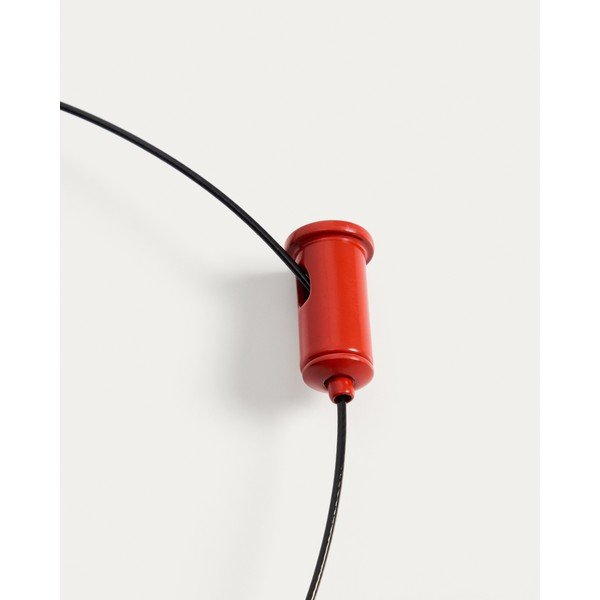 Piros LED dimmelhető mennyezeti lámpa fém búrával ø 16 cm Porte – Kave Home-image-3