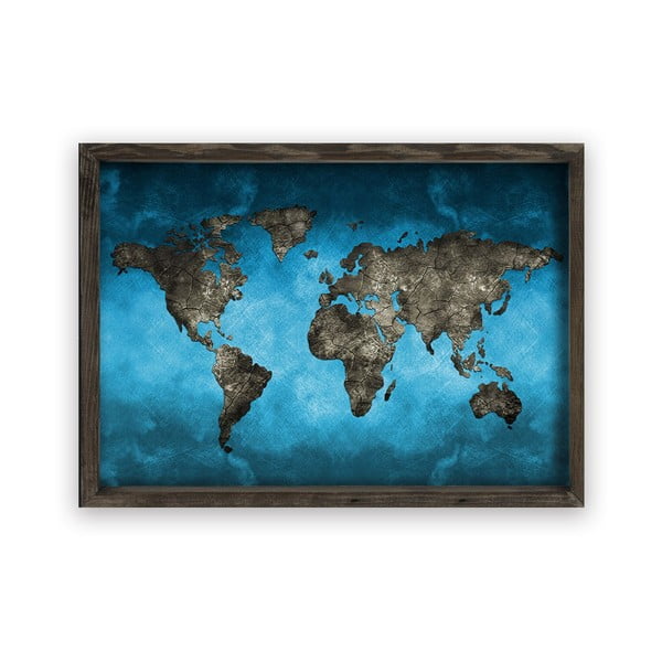 Night World fakeretes fali kép, 70 x 50 cm